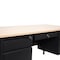 Flash Furniture 30 in D X White Oak, 60 in W X GC-M-BLK-179-WHTOAK-GG - alternate 10